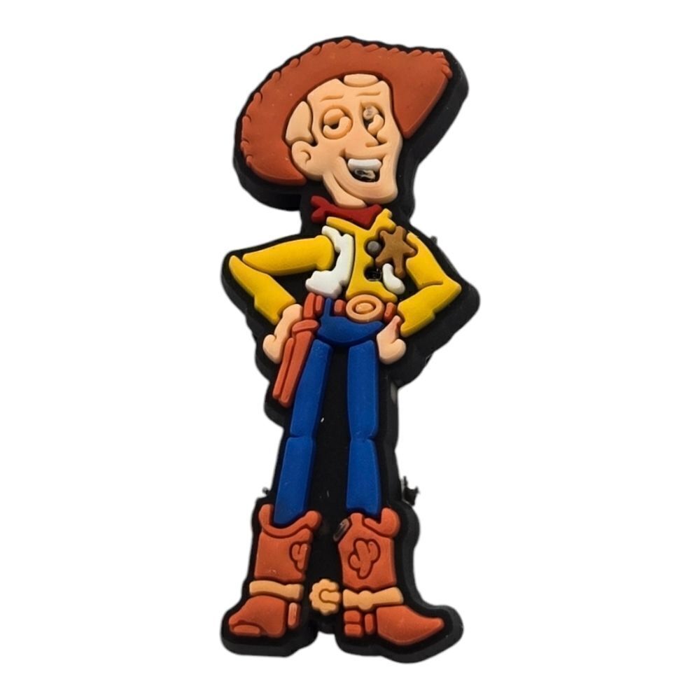 6/$20 Disney Sheriff Woody Shoe Charms Crocs Rubber Shoe Jewelry Toy Story New